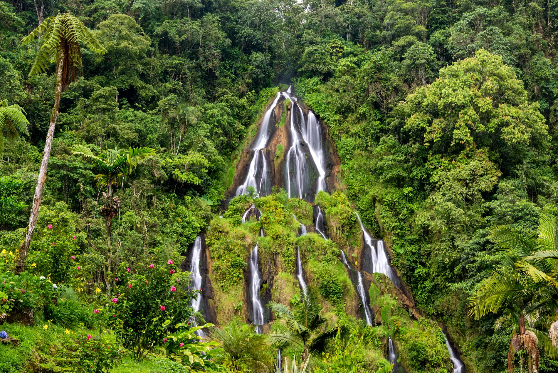 Cascada Santa Elena en Termales Santa Rosa de Cabal
